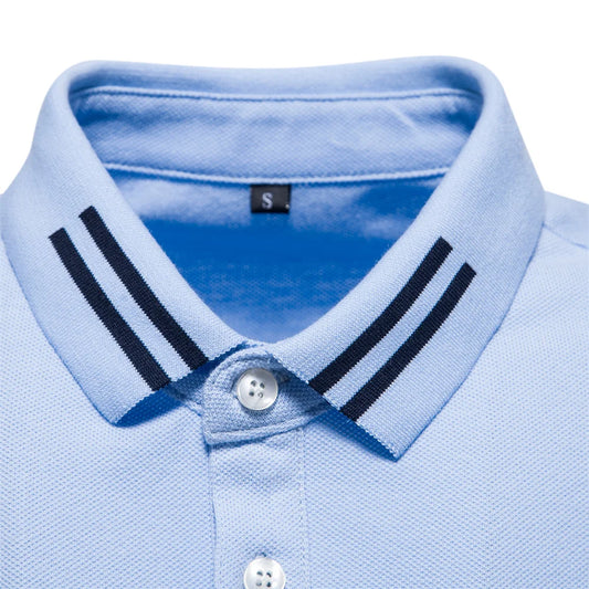 Camisa Polo Masculina Azul
