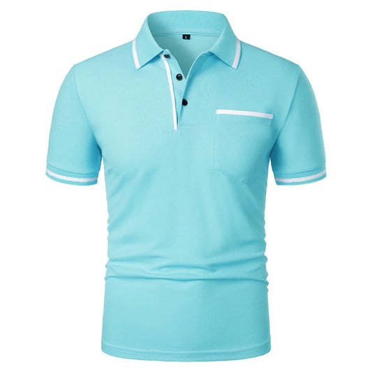 Camisa Polo masculina Branca