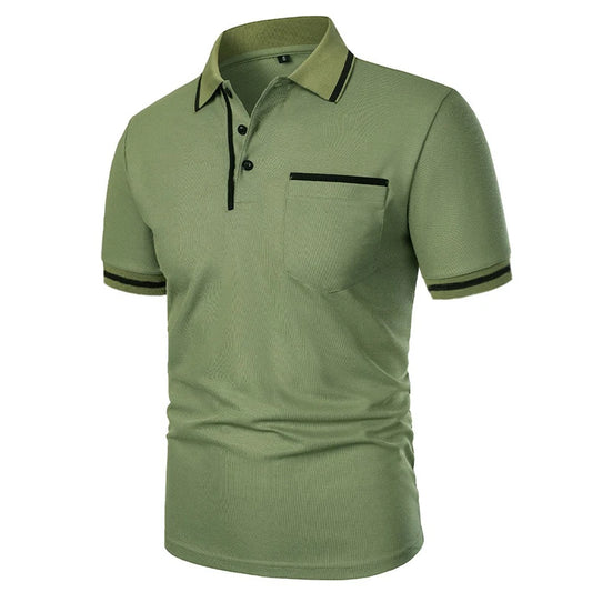 Camisa Polo masculina Branca