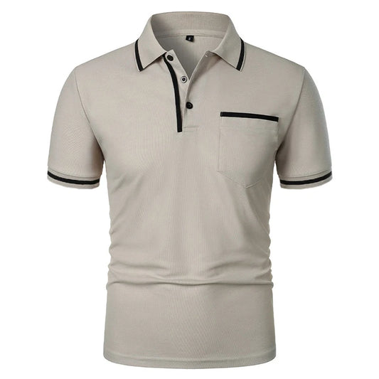 Camisa Polo masculina Branca