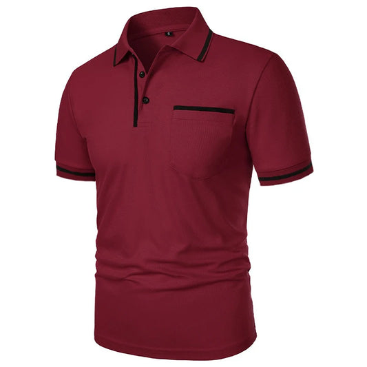 Camisa Polo masculina Branca