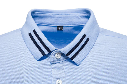 Camisa Polo Masculina Azul