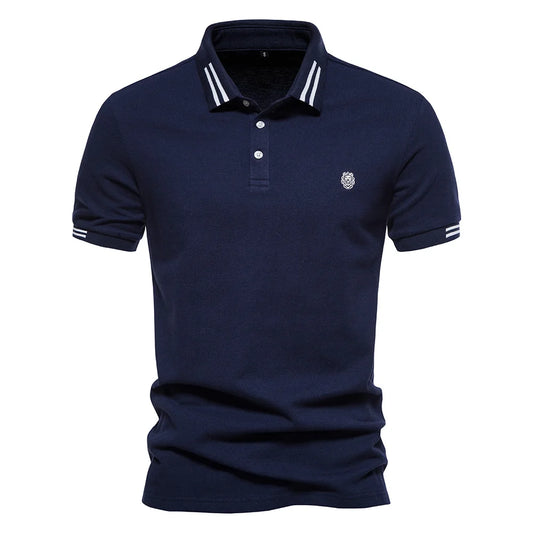 Camisa Polo Masculina Azul