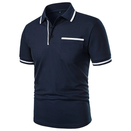 Camisa Polo masculina Branca