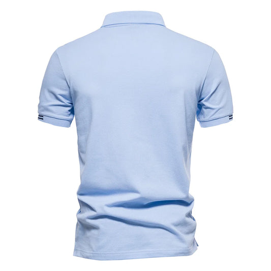 Camisa Polo Masculina Azul