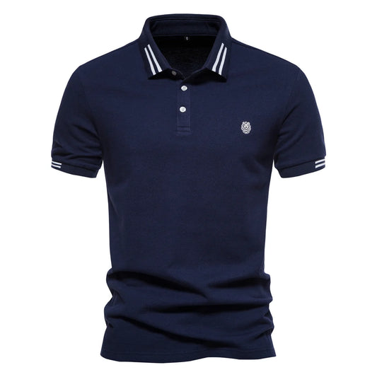 Camisa Polo Masculina Azul